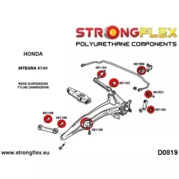  Silent block Polyuréthane de Barre stabilisatrice SPORT Arrière Honda Integra Type R 97-01 
