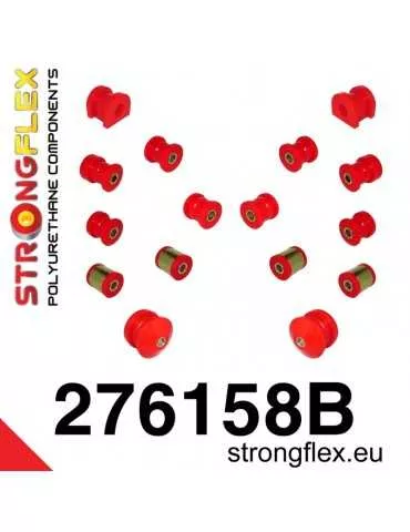  Kit Silent block Polyuréthane Train Avant et Arrière Subaru Legacy/Outback BL BP 03-09
