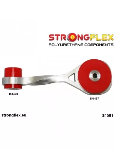  Silent block Polyuréthane - dog bone PH II Support de boite de vitesse SPORT Renault Clio II 98-05
