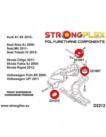  Kit Silent block Polyuréthane Train Avant Seat Mii 11-
