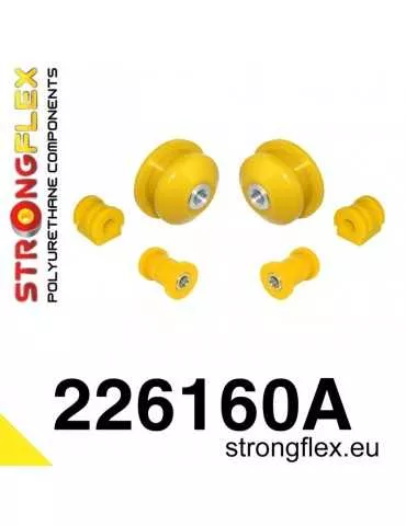  Kit SPORT Silent block Polyuréthane Train Avant Skoda Fabia 08-
