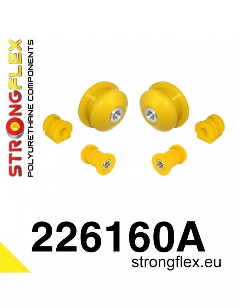  Kit SPORT Silent block Polyuréthane Train Avant Skoda Citigo 11-
