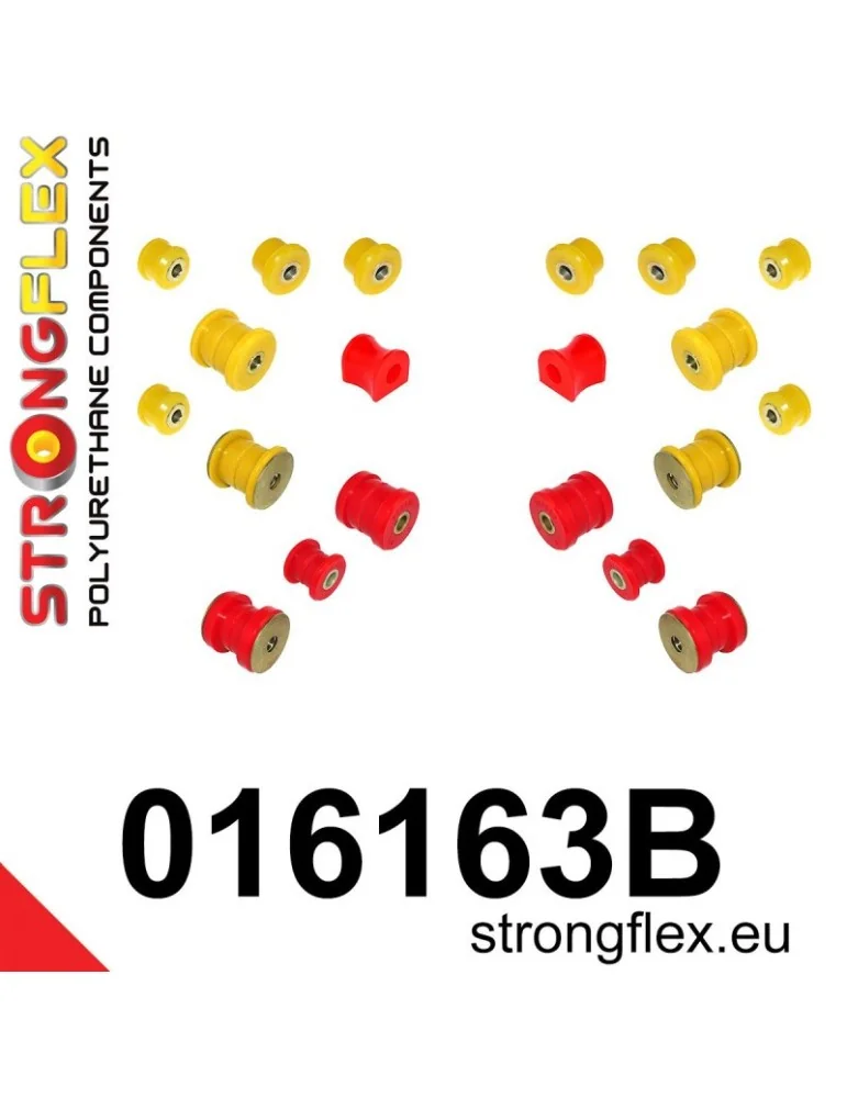  Kit Silent block Polyuréthane Train Avant et Arrière Alfa Romeo Spider 95-06