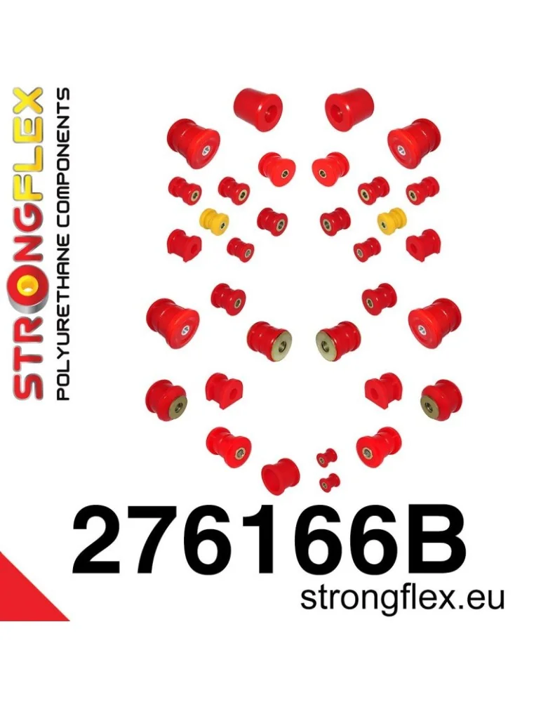  Kit Silent block Polyuréthane Train Avant Subaru Impreza WRX & STI GH GR 08-11Subaru Impreza WRX & STI GP GJ 12