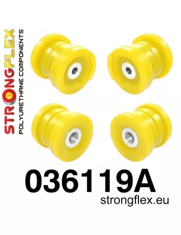  Silent block Polyuréthane Train Support Arrière kit SPORT BMW E46 98-
