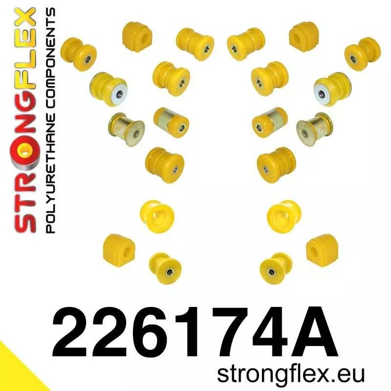  Silent block Polyuréthane kit SPORT Train de Suspension  Volkswagen Eos 06-