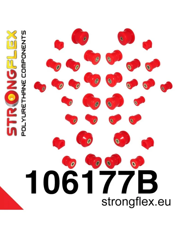  Kit Silent block Polyuréthane Train Avant Mazda RX-8 (03-12) SE3P
