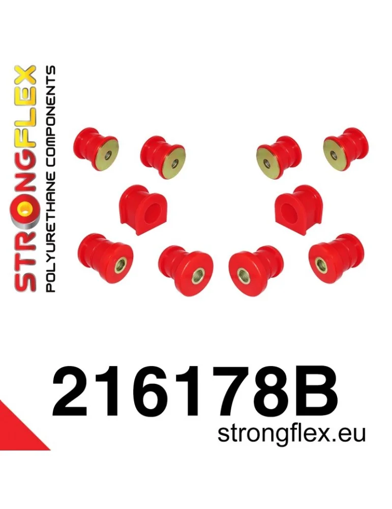  Kit Silent block Polyuréthane Train Avant 