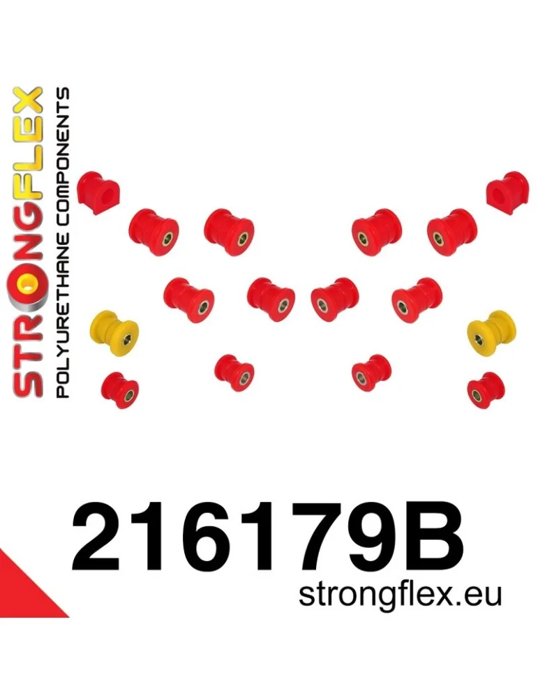  Kit Silent block Polyuréthane Train Avant et Arrière Toyota Supra 93-02Toyota / Lexus Soarer SC300 SC400 91-00 