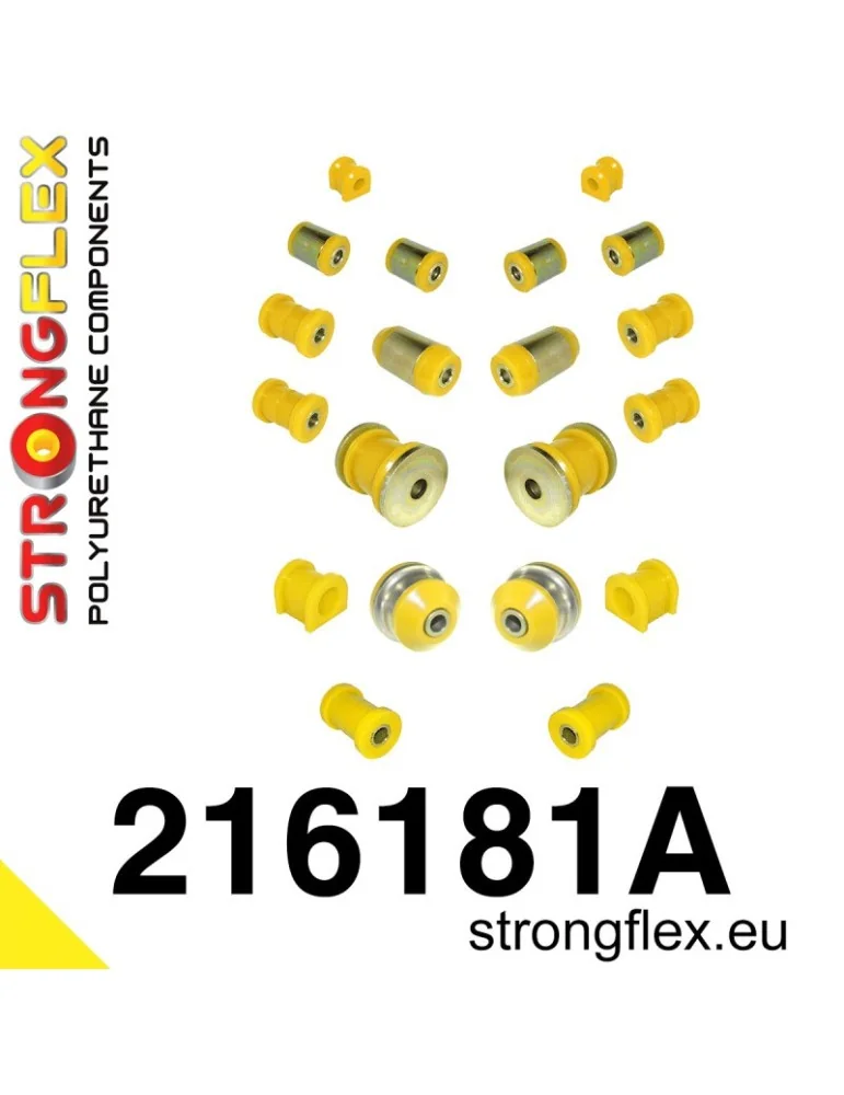 Silent block Polyuréthane kit SPORT Train de Suspension  Toyota Celica VII (99-06)
