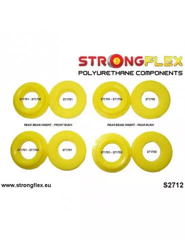  Train Support Inserts kit SPORT Arrière Subaru BRZ