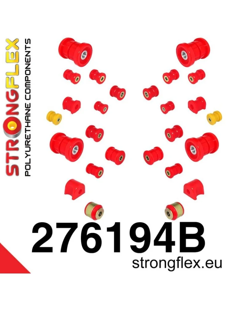  Kit Silent block Polyuréthane Train Avant 