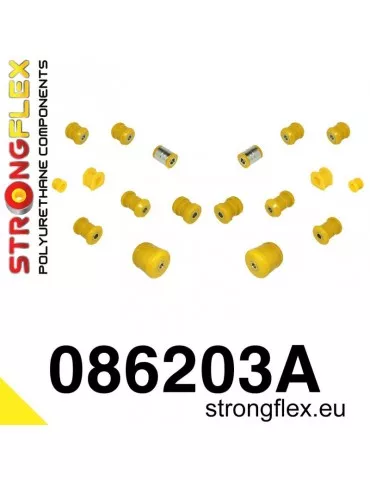  Kit SPORT Silent block Polyuréthane Train Avant et Arrière Honda Prelude IV 92-96