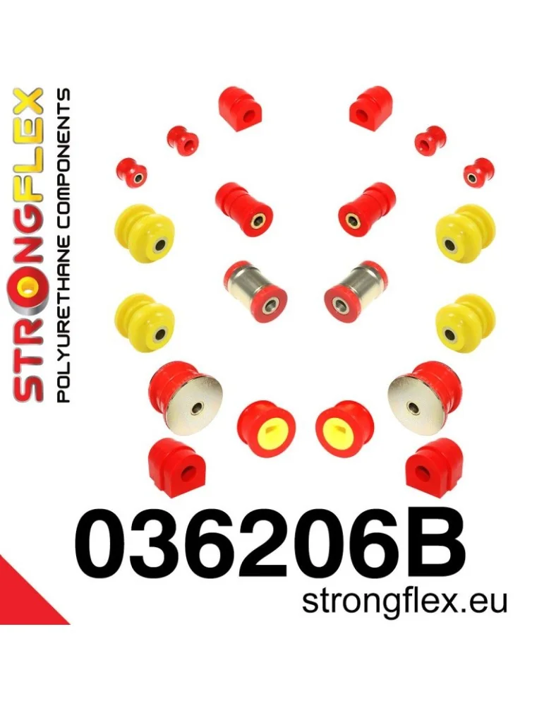  Kit Suspension Silent block Polyuréthane  BMW E46 98-
