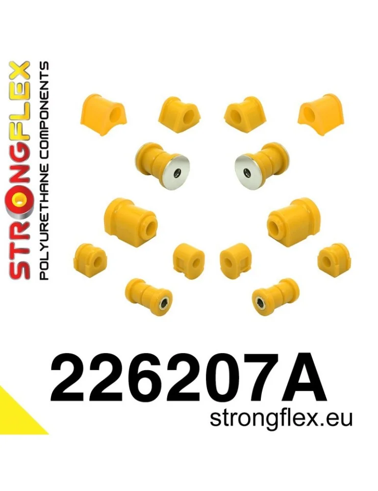  Kit SPORT Suspension Silent block Polyuréthane  Volkswagen Scirocco II (81-92)
