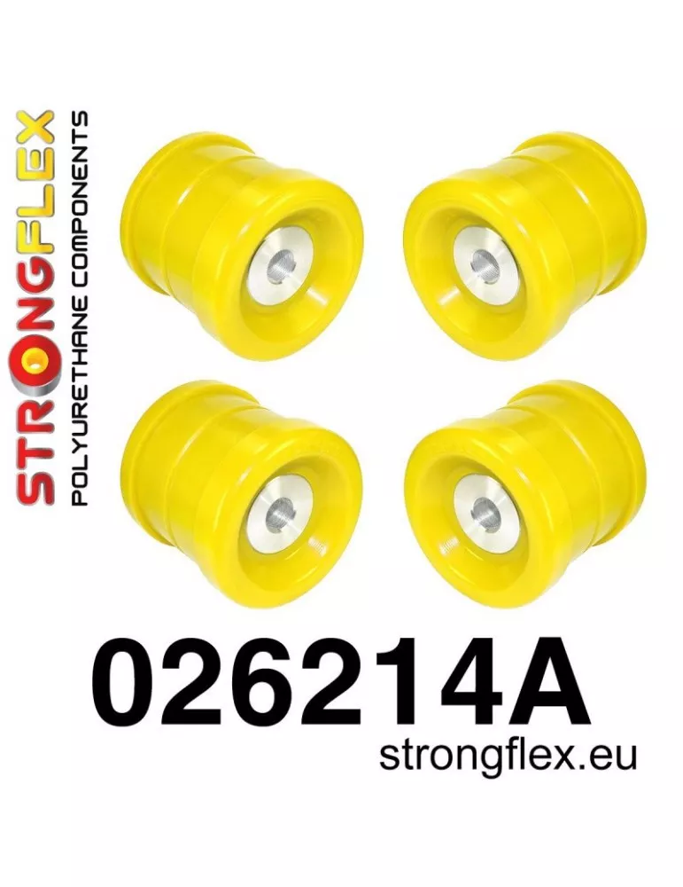  Kit Silent block Polyuréthane SPORT Berceau Arrière Audi A6 C6 (04-11) 2 Roues motrices
