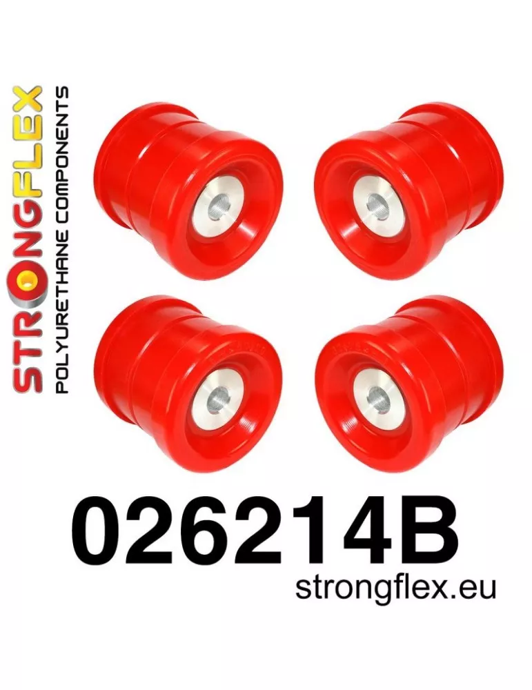  Kit Silent block Polyuréthane Berceau Arrière Audi A6 C6 (04-11) 2 Roues motrices
