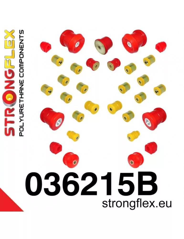  Kit Silent block Polyuréthane Train Avant BMW 1 - E81 E82 E87 E88
