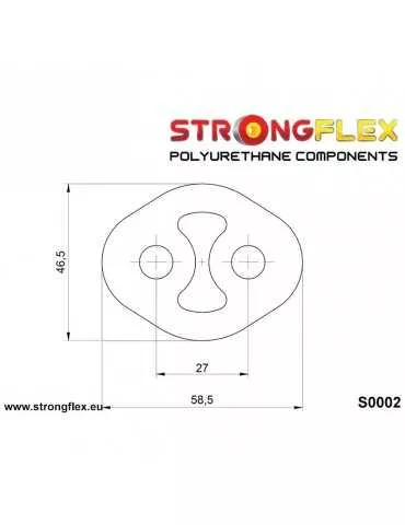  Exhaust Silent block Polyuréthane hanger 27mm 