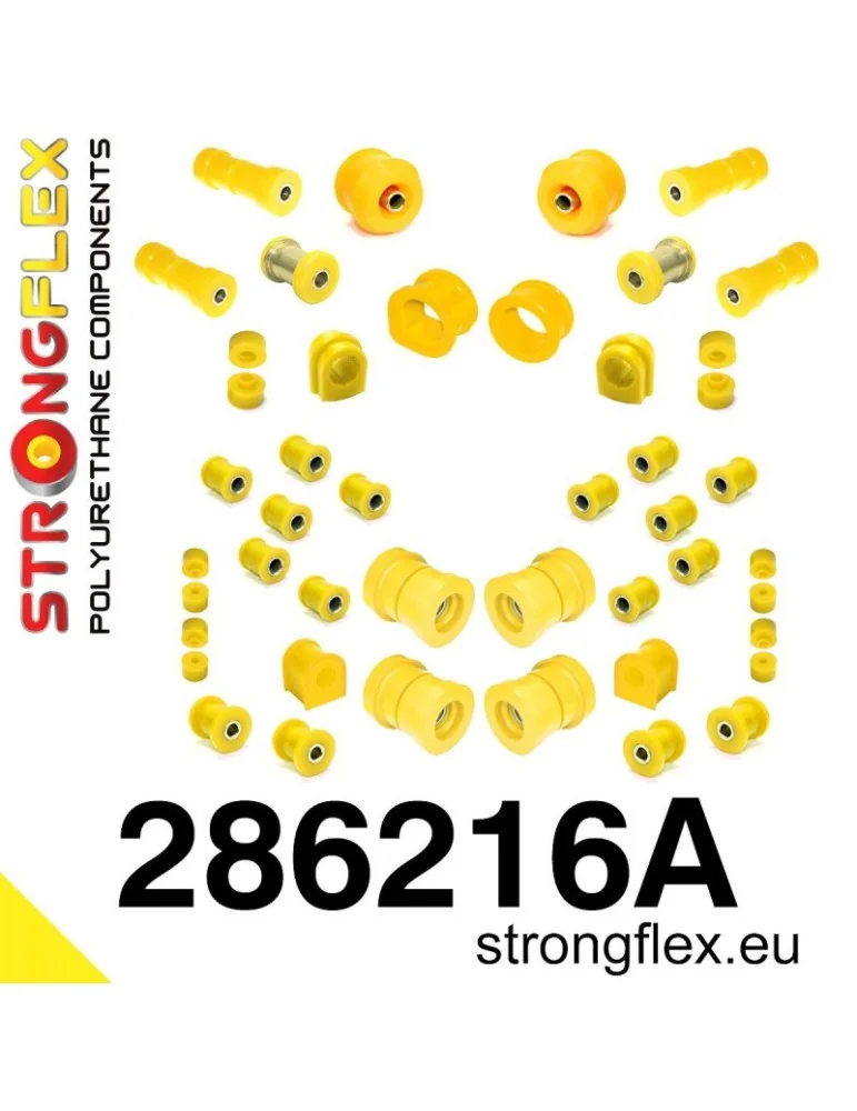  Kit Silent block Polyuréthane Train Avant R32 SPORT Nissan Skyline R32