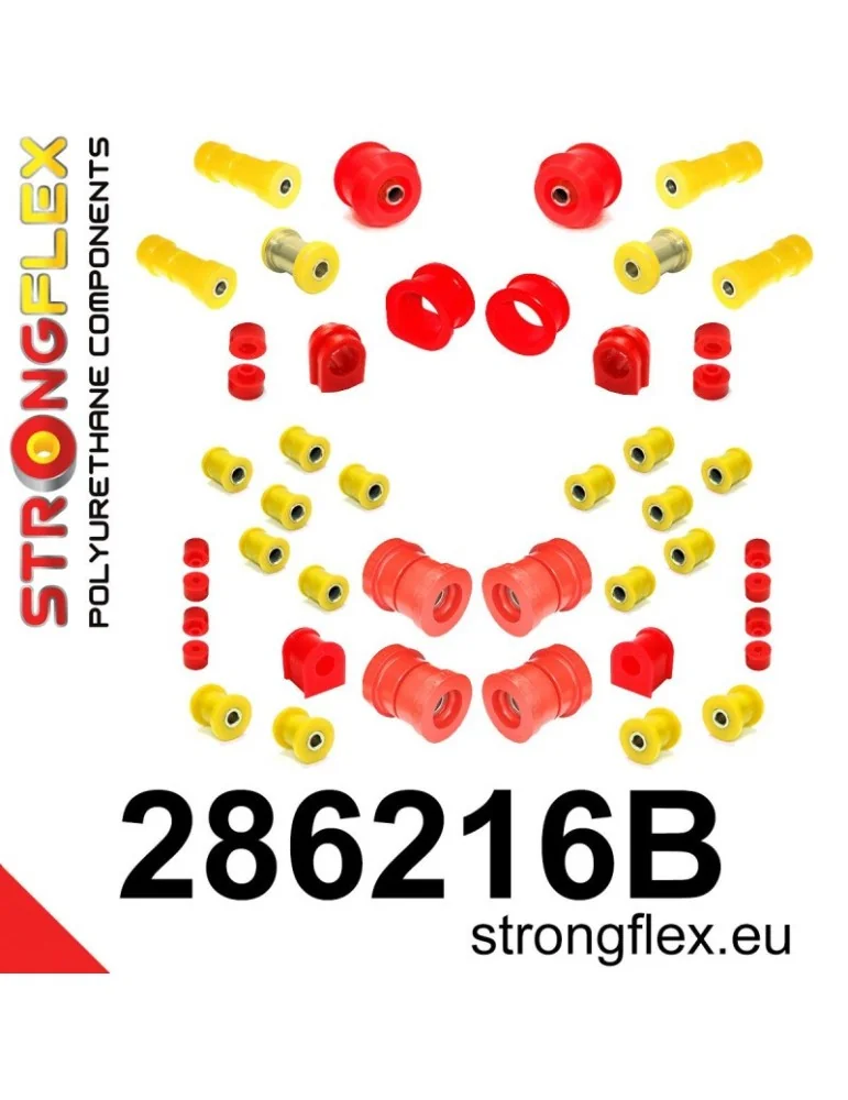  Kit Silent block Polyuréthane Train Avant R32 Nissan Skyline R32
