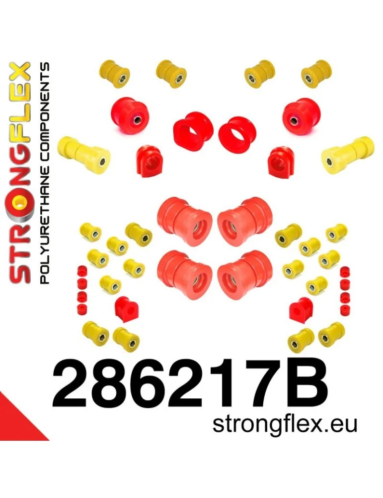  Kit Silent block Polyuréthane Train Avant R33 R34 Nissan Skyline R33