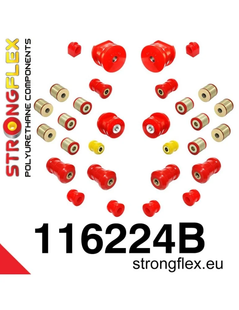  Kit Silent block Polyuréthane Train Avant Mercedes SL - R129