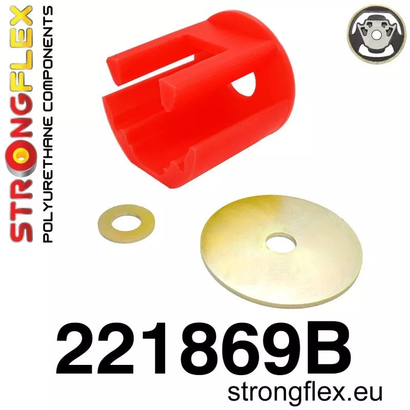  Support de boite de vitesse avec insert Inférieur Touran 03-