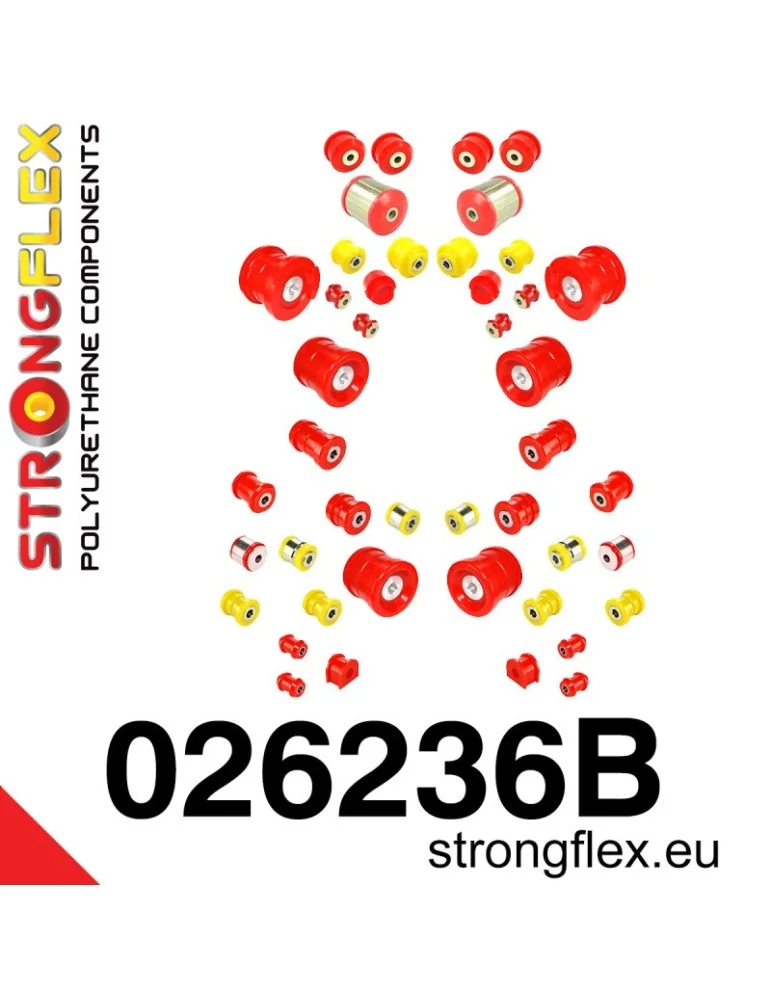  Kit Silent block Polyuréthane Train Avant Audi RS6 C6 04-11