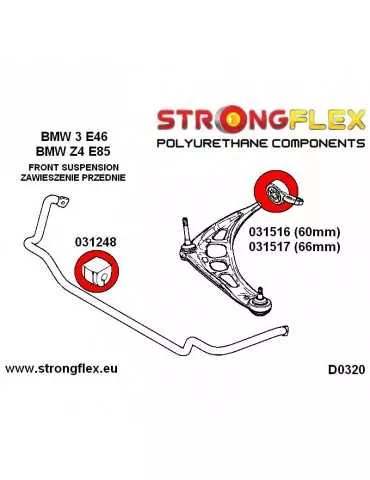  Silent block Polyuréthane kit SPORT Train de Suspension  BMW E46 M3