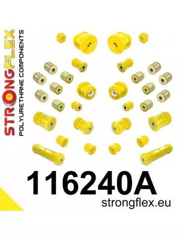  Silent block Polyuréthane kit SPORT Train de Suspension  Mercedes CLK W208 Mercedes SLK - R170