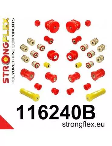  Kit Silent block Polyuréthane Train Avant Mercedes CLK W208 Mercedes SLK - R170