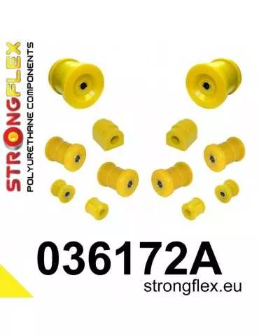  Kit SPORT Silent block Polyuréthane Train Avant et Arrière BMW Serie 5 E34