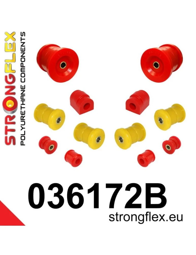  Kit Silent block Polyuréthane Train Avant et Arrière BMW E34BMW E32 