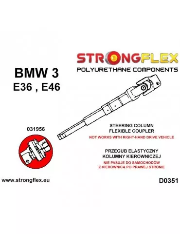  Steering column flexible coupler SPORT E46