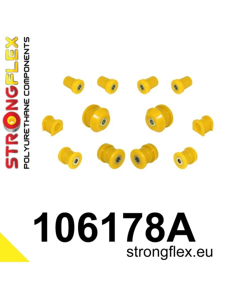  Kit SPORT Silent block Polyuréthane Train Avant Mazda MX-5 NC 05-16