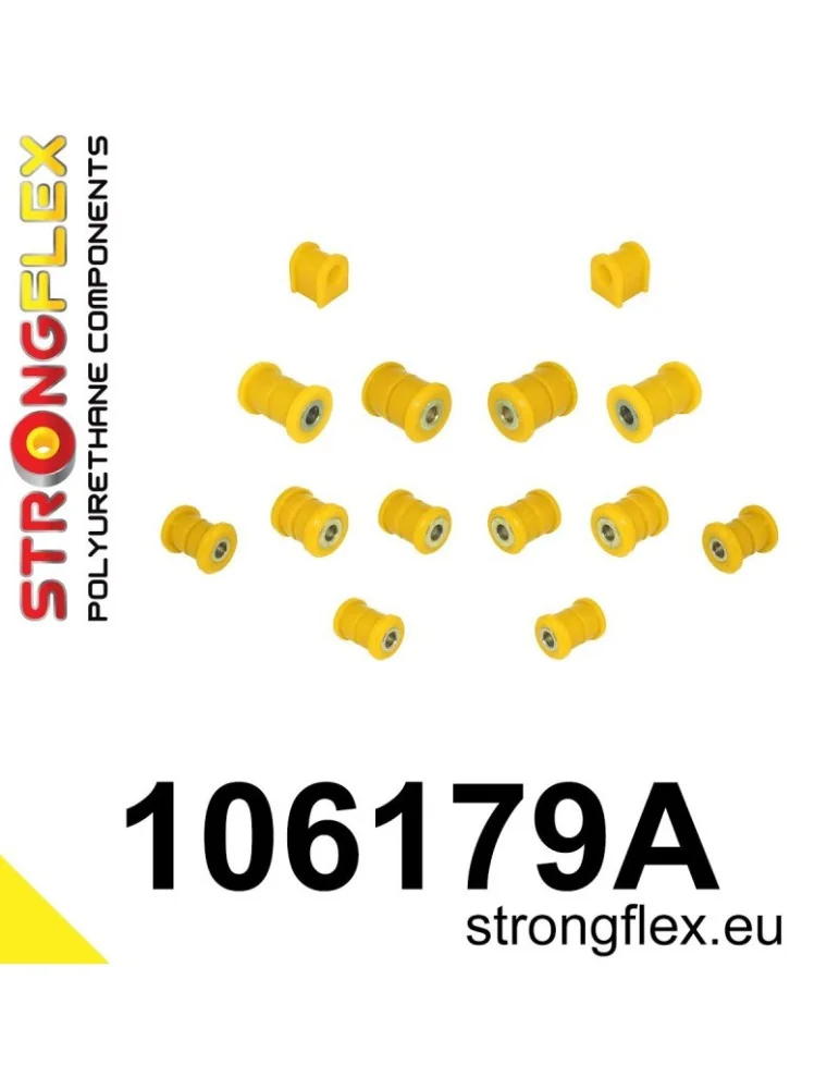  Kit SPORT Silent block Polyuréthane Train Avant et Arrière Mazda MX-5 NC 05-14