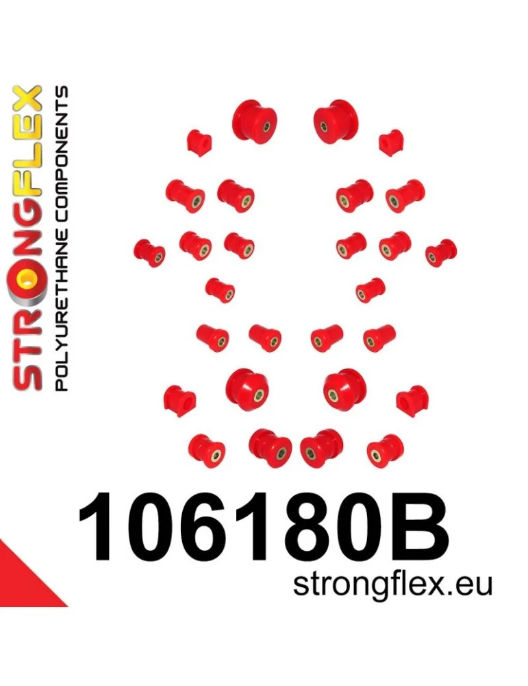  Kit Silent block Polyuréthane Train Avant Mazda MX-5 NC 05-14