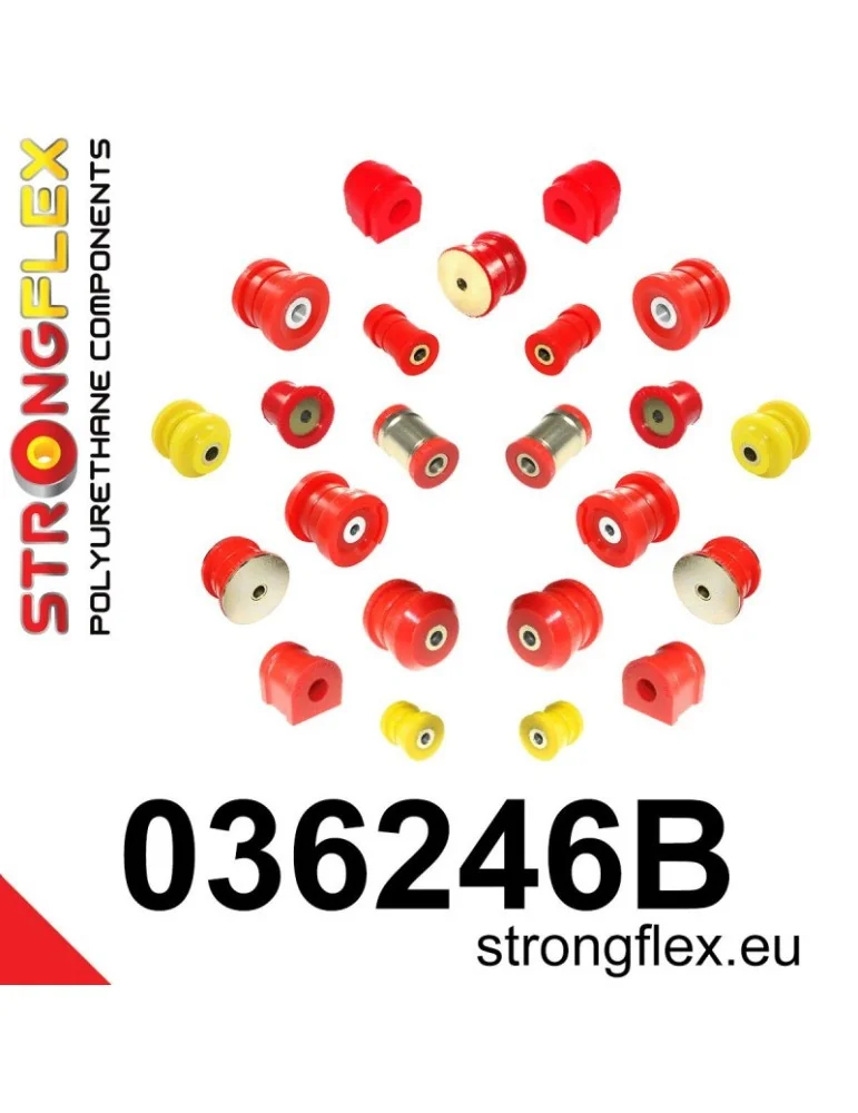  Kit Suspension Silent block Polyuréthane  BMW X3 E83 03-10
