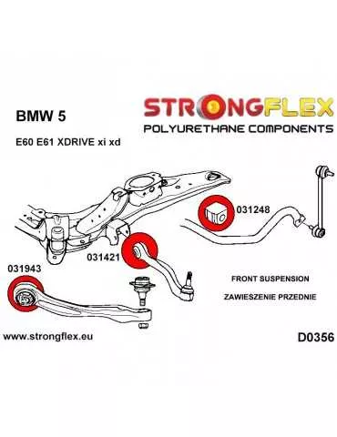  Kit Suspension Silent block Polyuréthane  BMW 5 E60 Sedan 03-10 xi xd