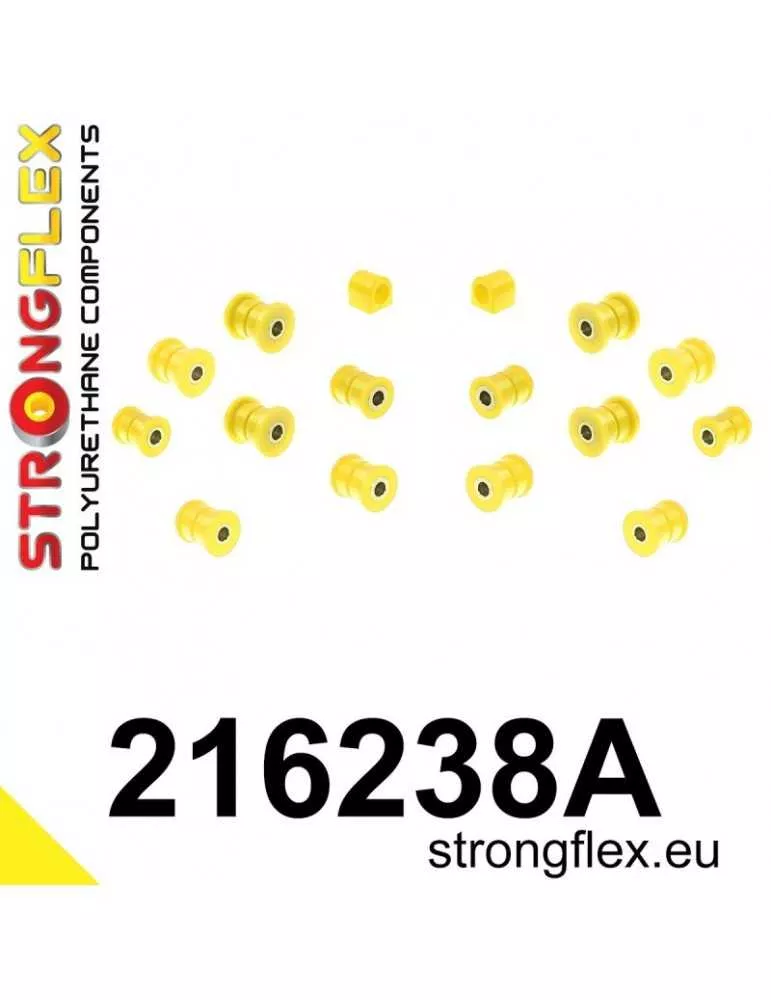 Kit SPORT Silent block Polyuréthane Train Avant et Arrière Toyota Supra III 86-93
