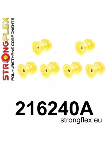  Kit Silent block Polyuréthane SPORT Berceau Arrière Toyota Supra III 86-93
