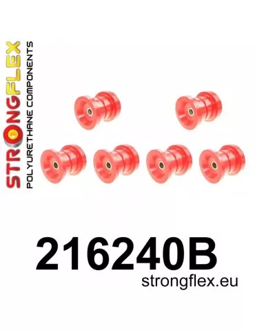  Kit Silent block Polyuréthane Berceau Arrière Toyota Supra III 86-93
