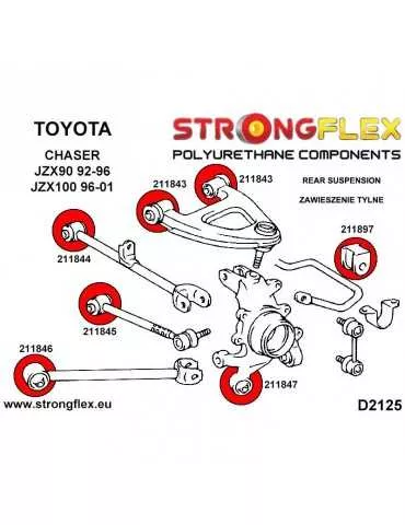  Kit Silent block Polyuréthane Train Avant et Arrière Toyota Chaser JZX90 92-96
