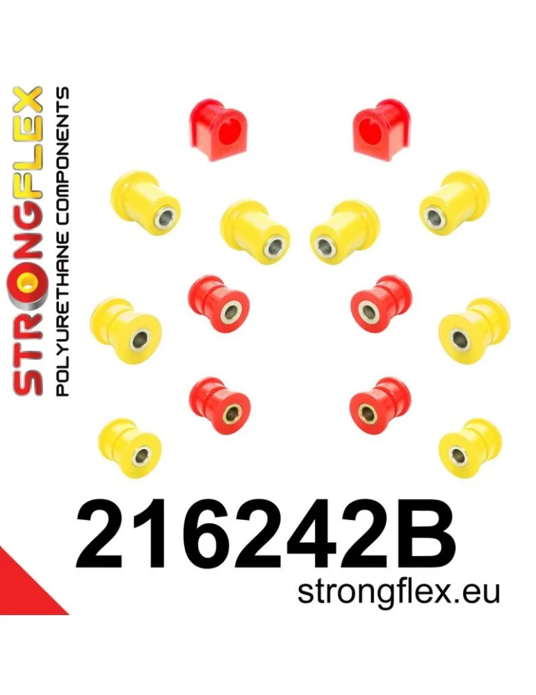  Kit Silent block Polyuréthane Train Avant et Arrière Toyota Chaser JZX100 96-01
