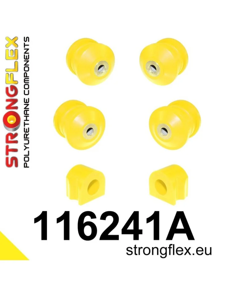  Kit SPORT Silent block Polyuréthane Train Avant Mercedes C W203
