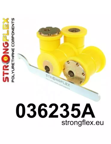  Silent block Polyuréthane Triangle de suspension Arrière kit eccentric SPORT BMW 5 Series E28 81-88*
