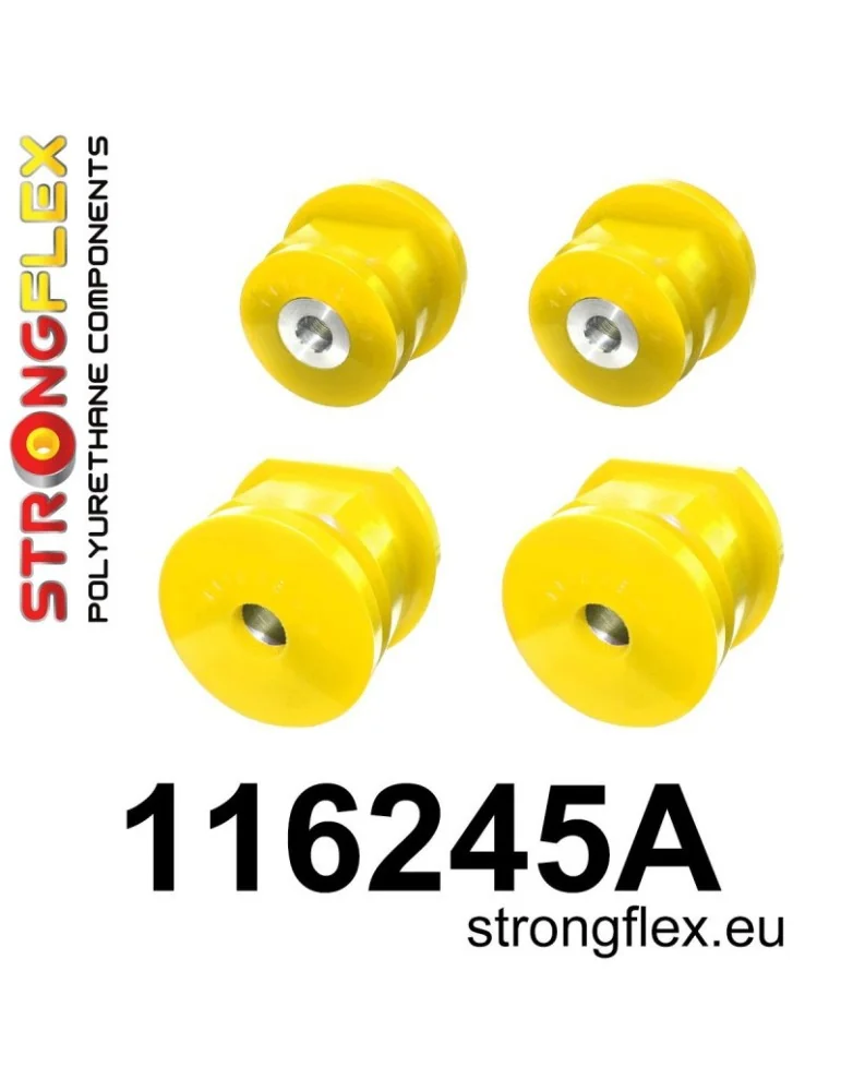  Kit Silent block Polyuréthane SPORT Berceau Arrière Mercedes Klasa E W124 (84-97) 4MATIC
