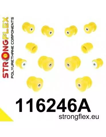  Kit SPORT Silent block Polyuréthane Train Avant Mercedes CLS C219 2 Roues motrices
