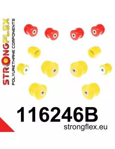  Kit Silent block Polyuréthane Train Avant Mercedes CLS C219 2 Roues motrices
